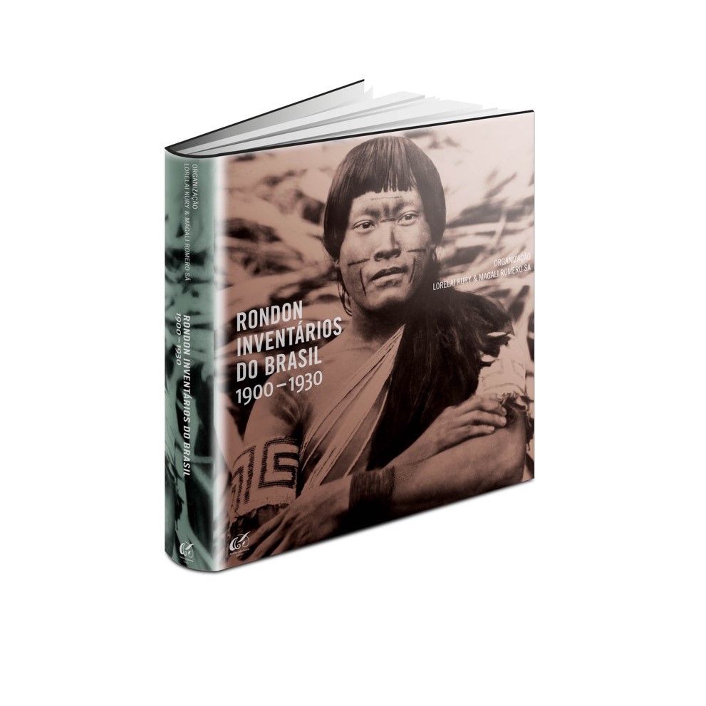 Capa do livro Rondon: Inventários do Brasil mostra imagem de indígena