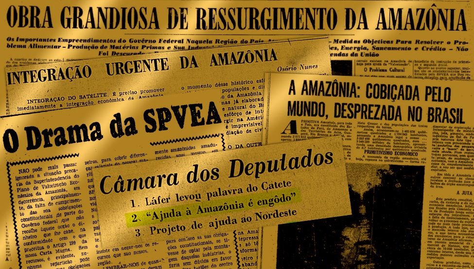 Matérias de jornais brasileiros da década de 1950 sobre a Amazônia e a SPVEA
