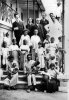 Carlos Chagas with members of the National Academy of Medicine commission in 1923
On the steps of Manguinhos Hospital, now the Evandro Chagas Institute of Clinical Research. The physician (first from right among the adults) is receiving members of the commission appointed to analyze topics and issues related to Chagas’s disease. Photo: Acervo COC