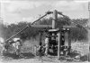 Sugarcane press at Serrote Plantation
This sugarcane press, located in Caracol, Piauí, was one of the few in the region. May 1912. Photo: Acervo COC